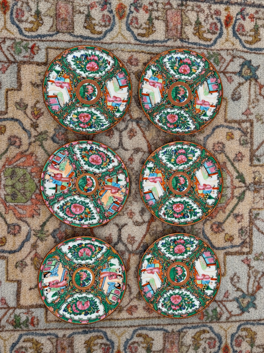 5.5” Rose Medallion Plates