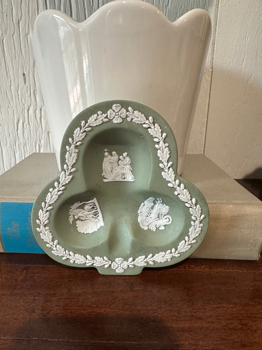 Green Club Wedgwood Dish