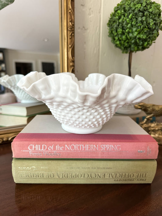 Hobnail Fenton Bowl