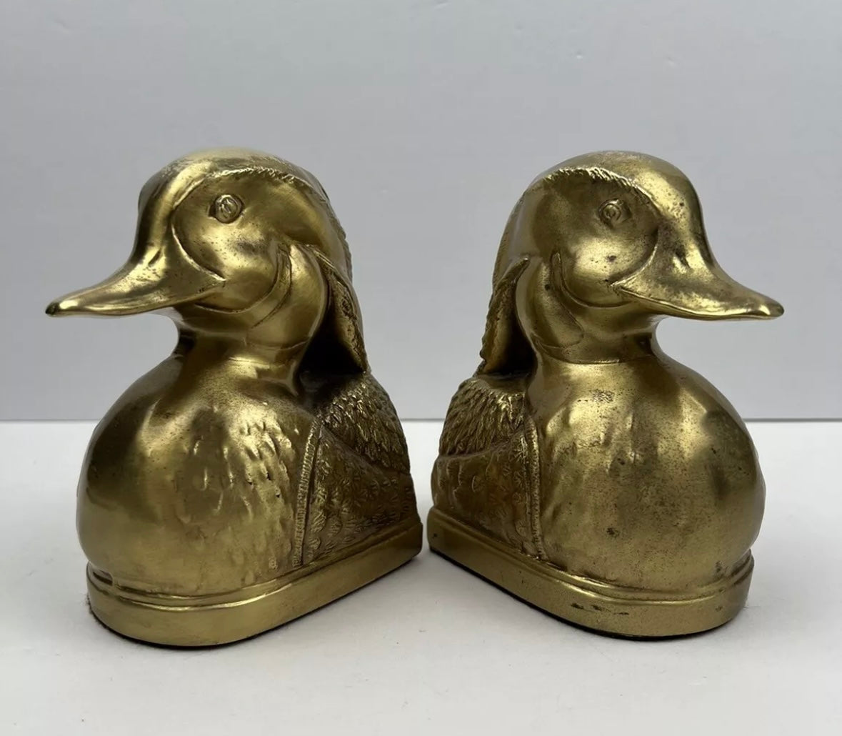 Wood Duck Bookends