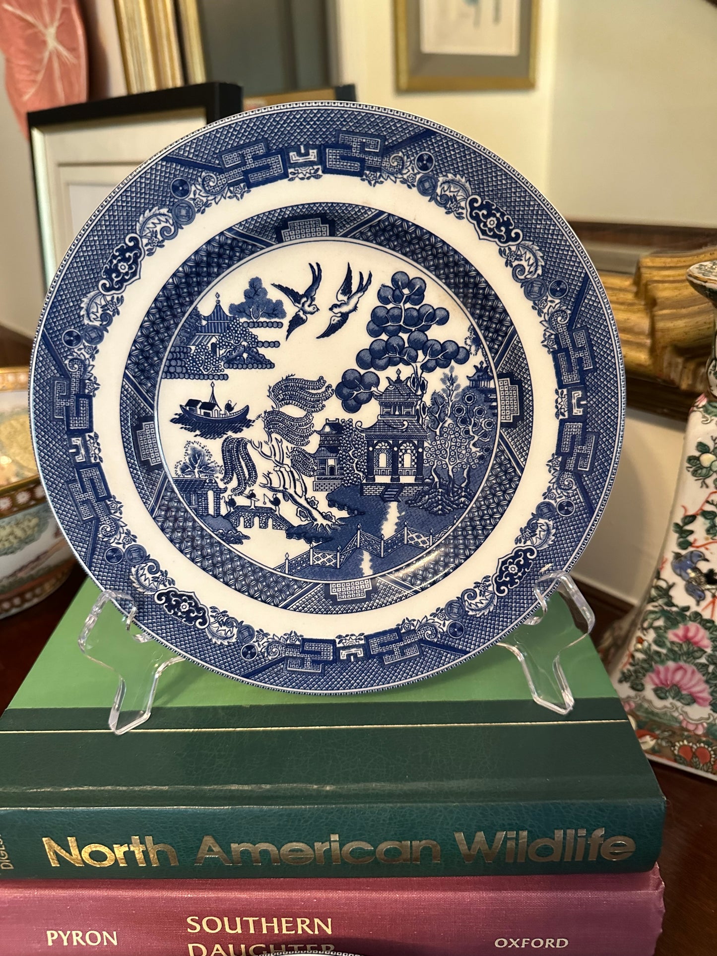 Small Blue Willow Plates