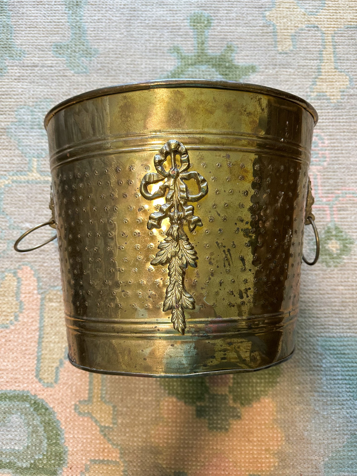 Brass Bow Planter
