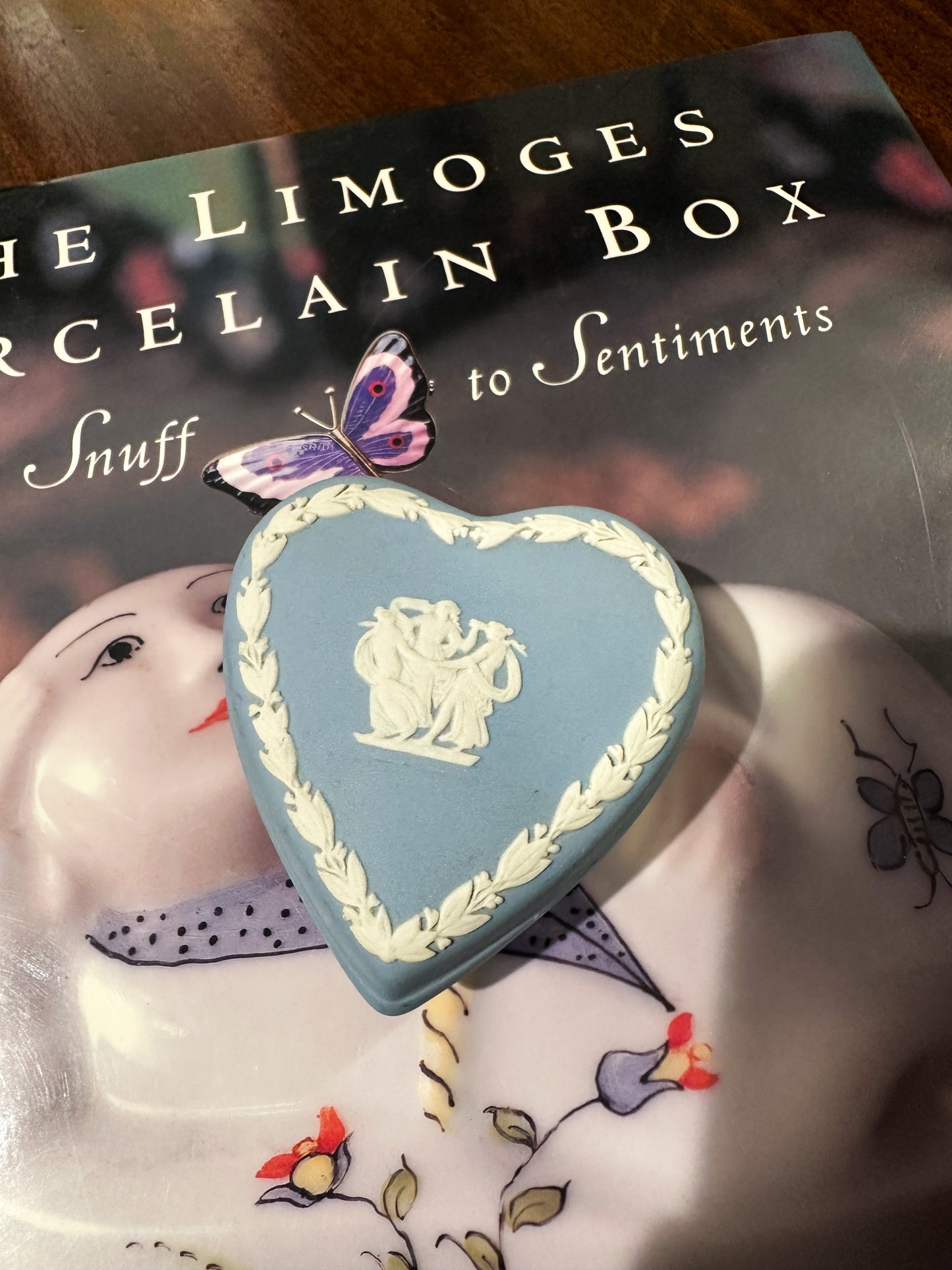 Heart-Shaped Wedgwood Trinket Box