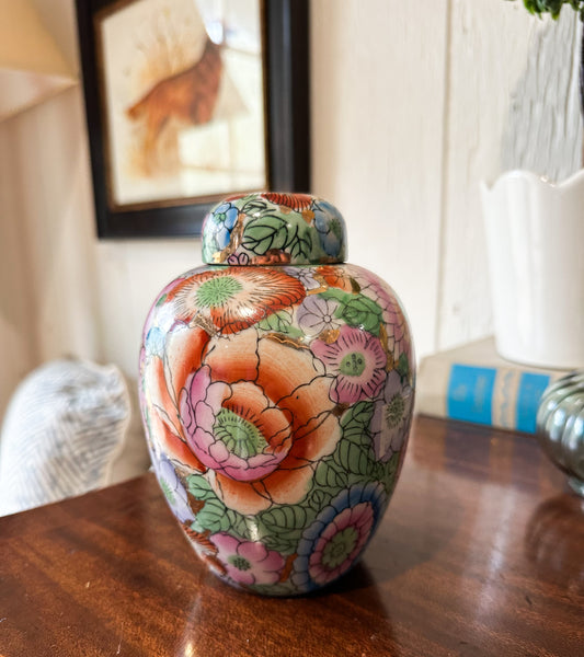 Mille Fleur Ginger Jar