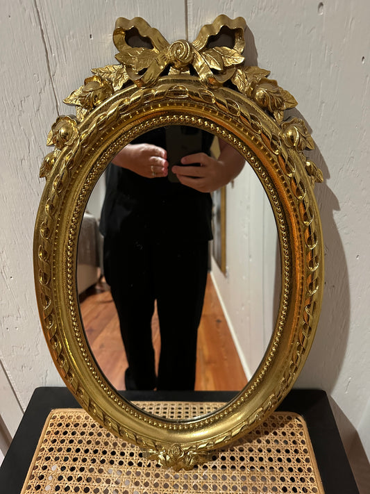 Gold Bow Mirror