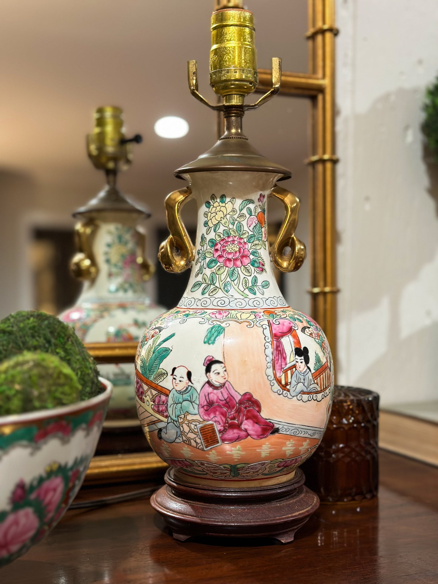 Famille Rose Lamp