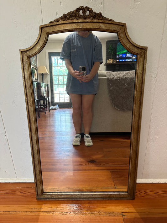 Wooden Bow Mirror