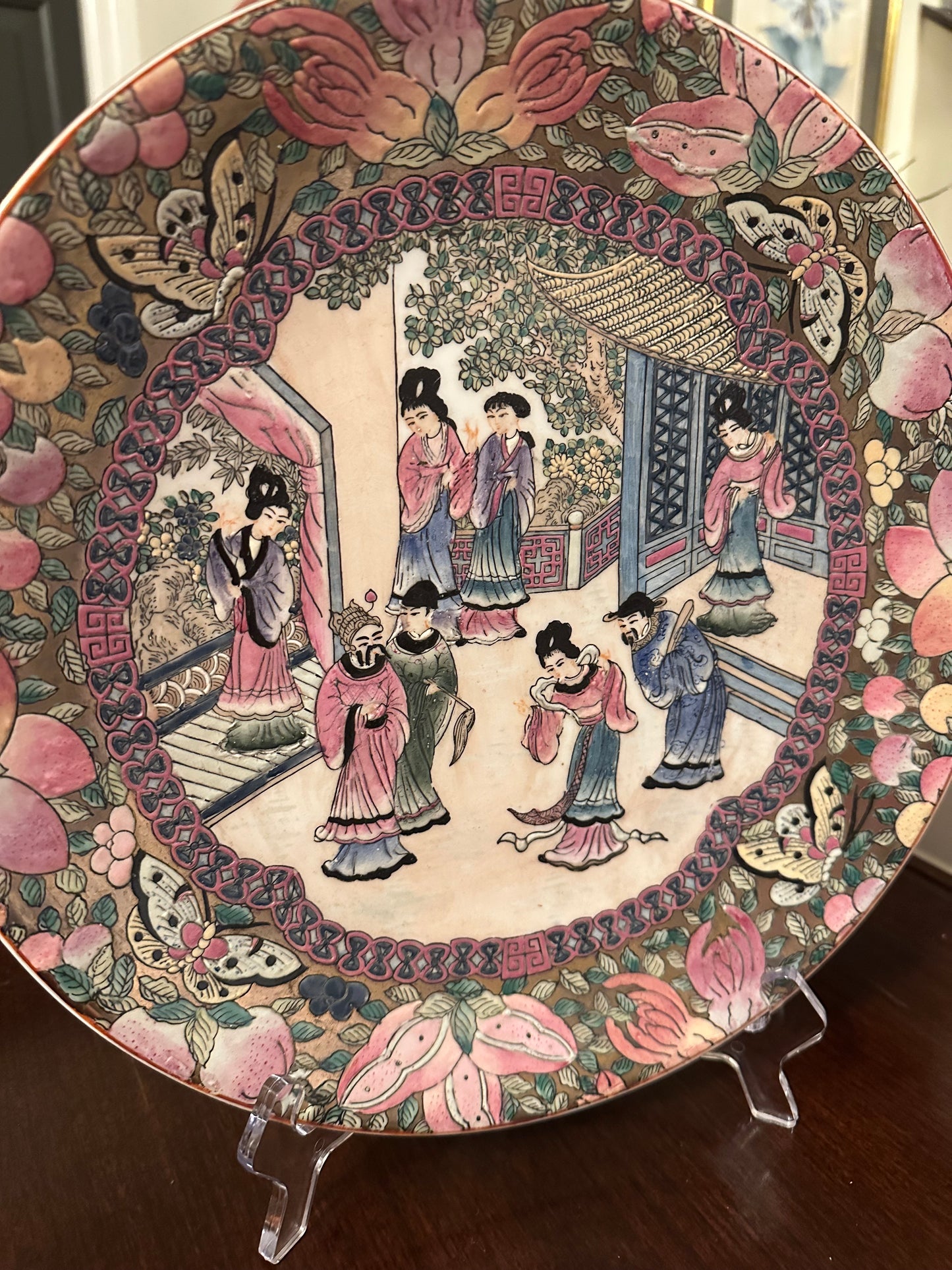 Famille Rose Plate