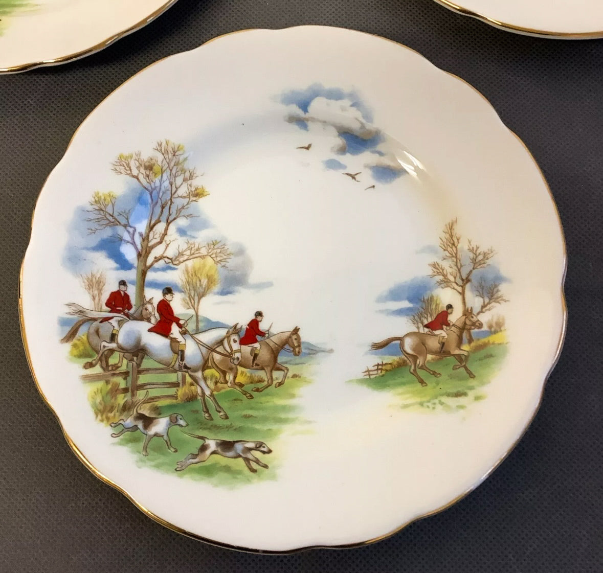 Regency Fox Hunt Plates