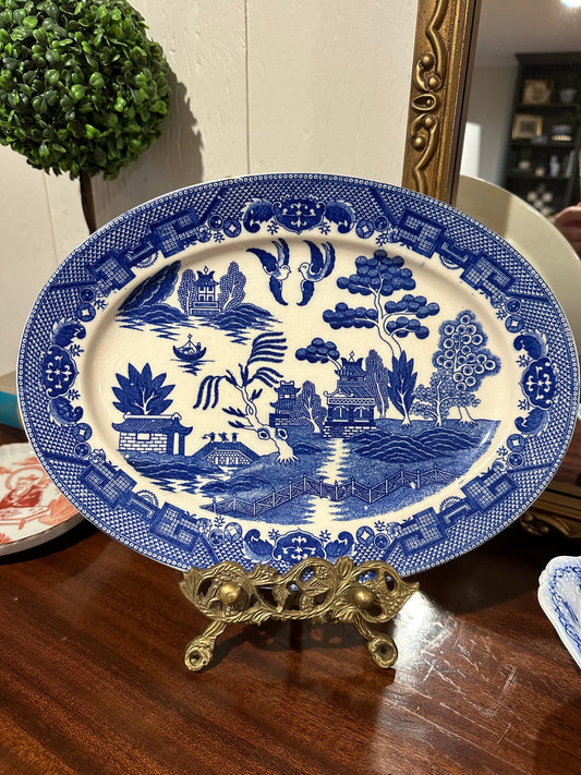 Blue Willow Oval Platter