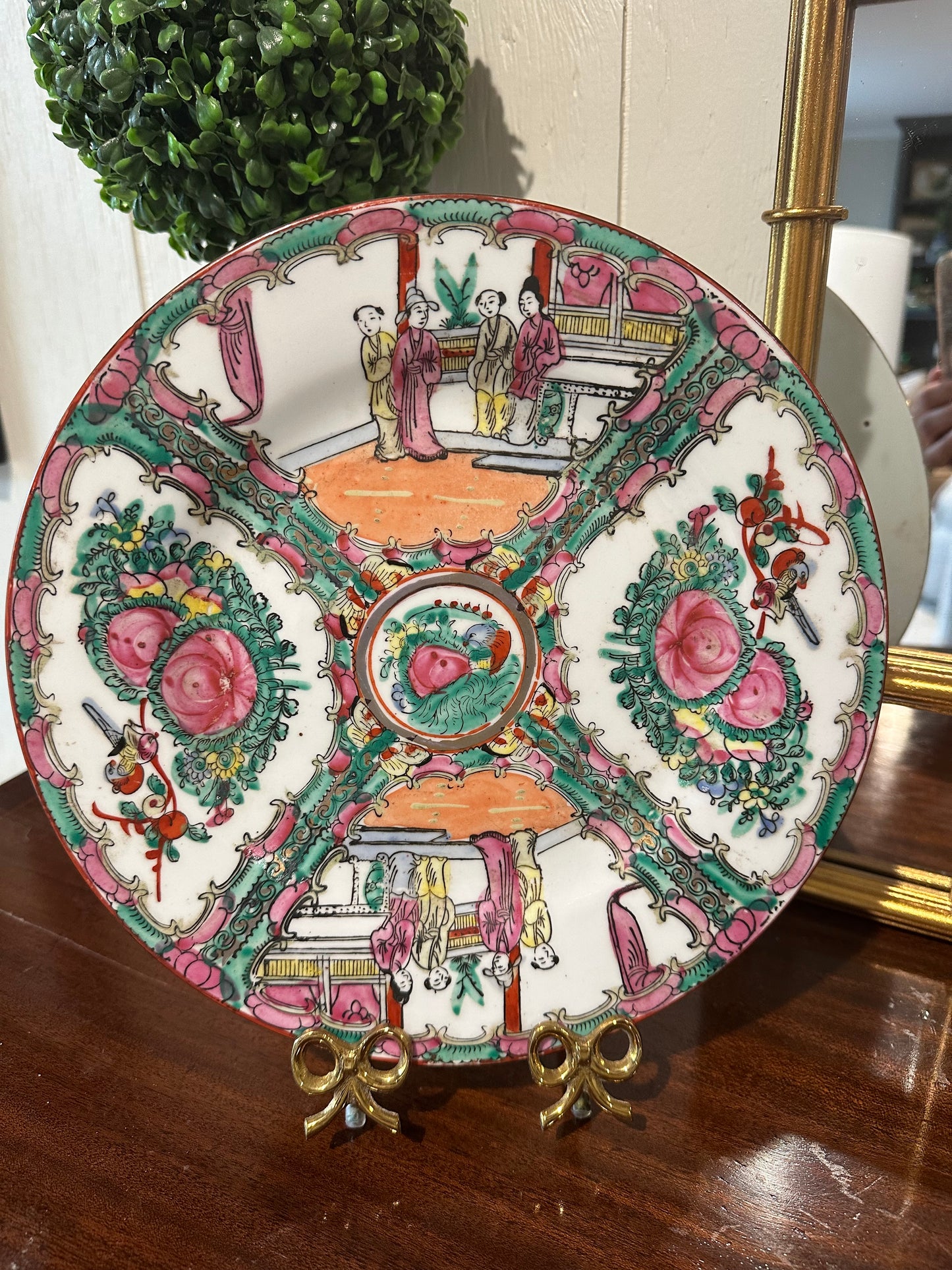 Rose Medallion Plate
