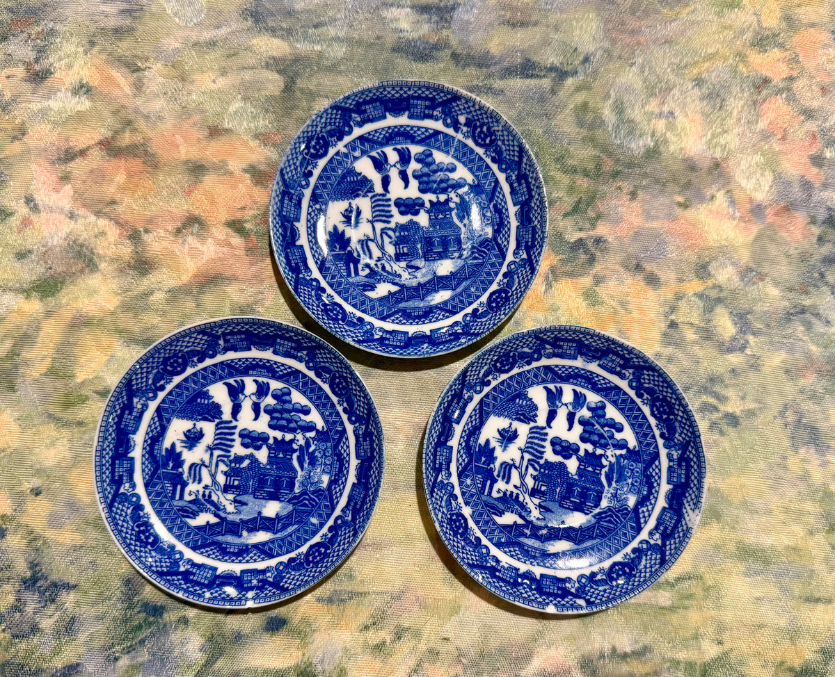 Blue Willow Butter Pats