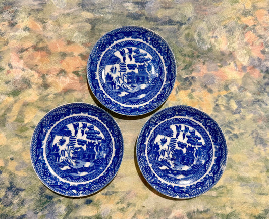 Blue Willow Butter Pats