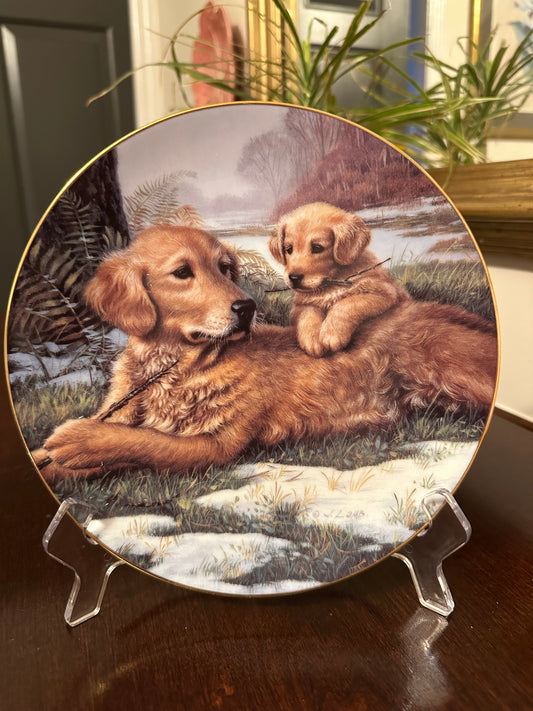 Golden Retriever Plate