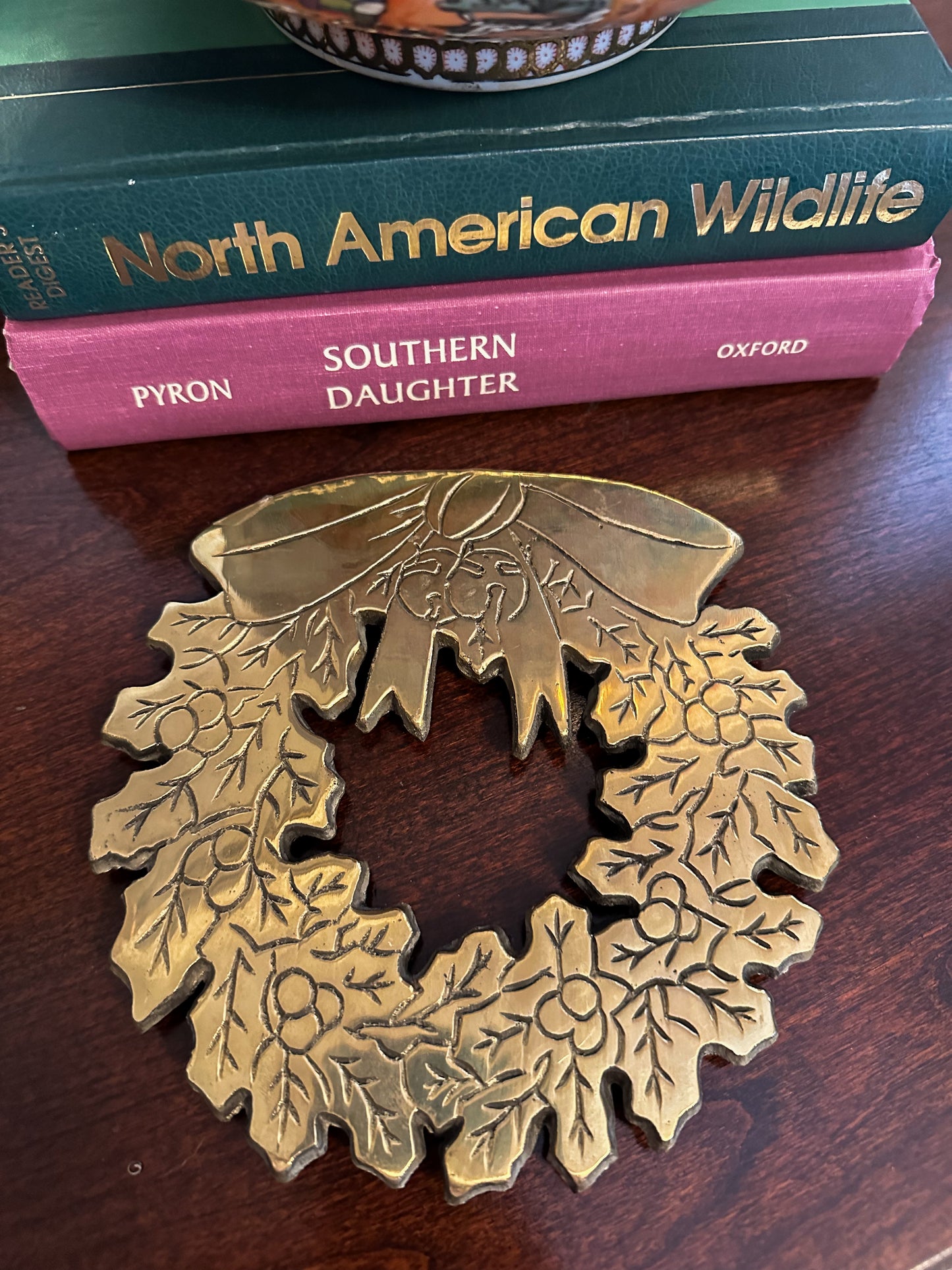 Christmas Wreath Brass Trivot