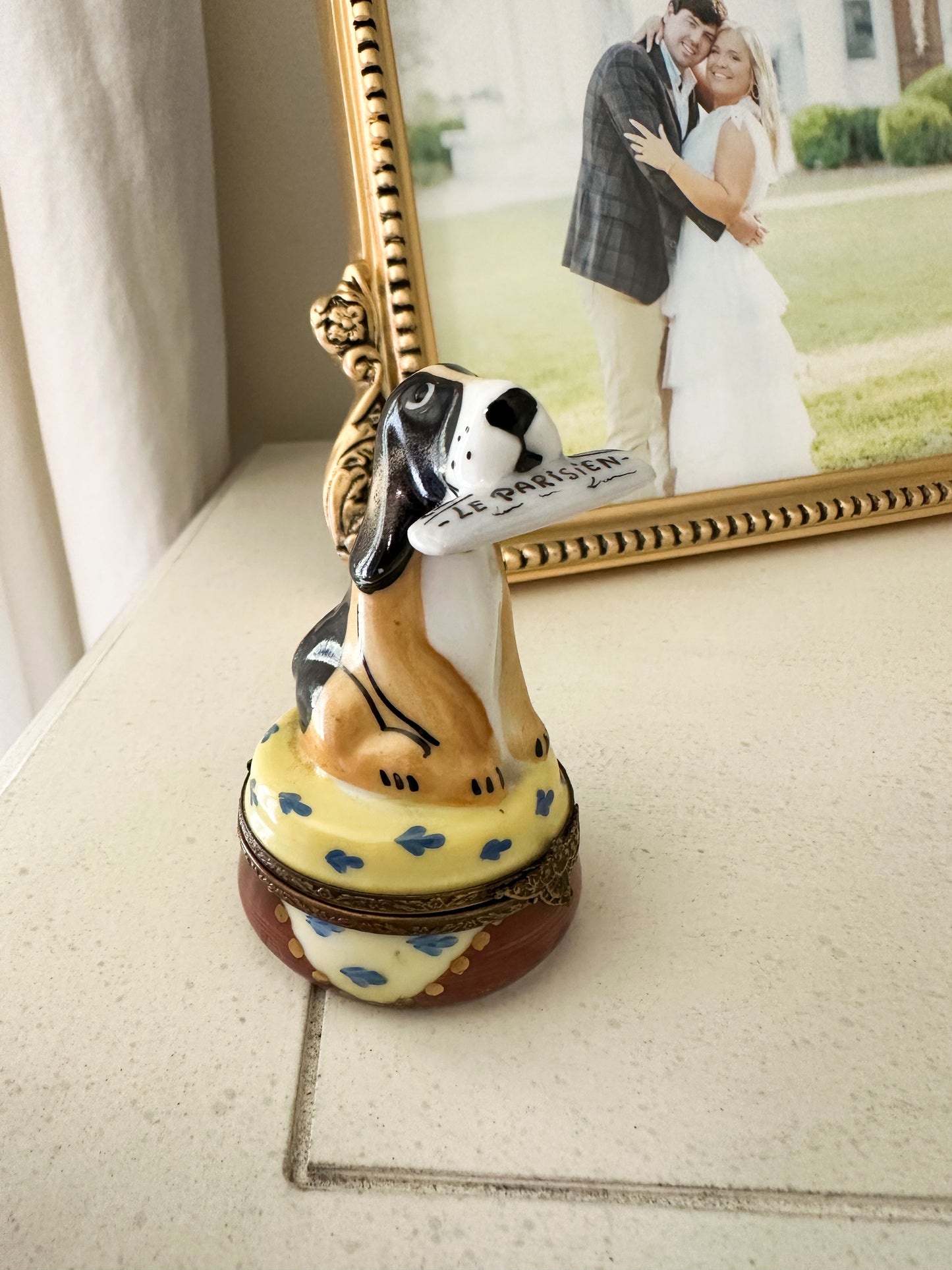 Limoges Hand-Painted Trinket Box