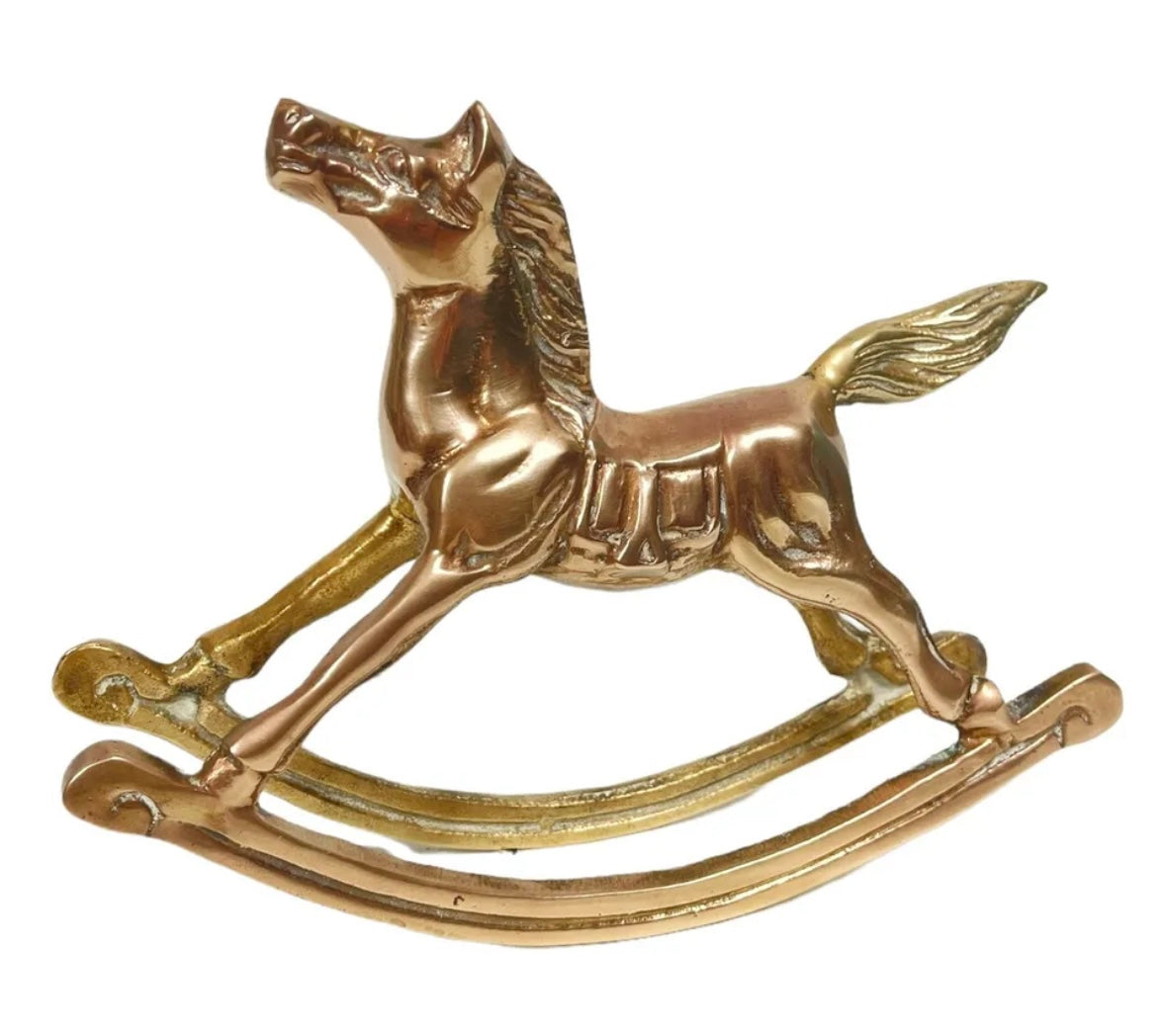 Brass Rocking Horse