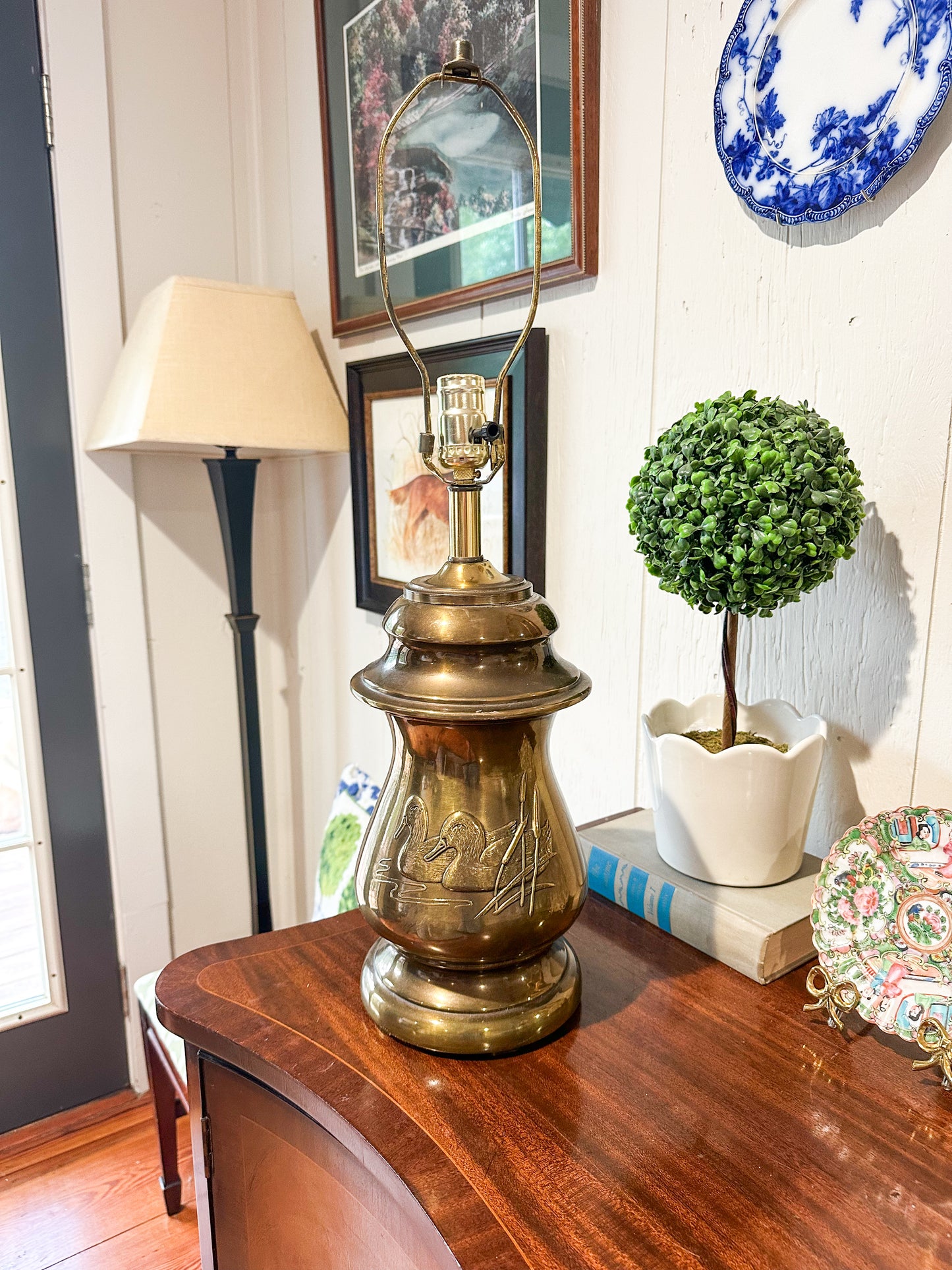 Brass Duck Lamp