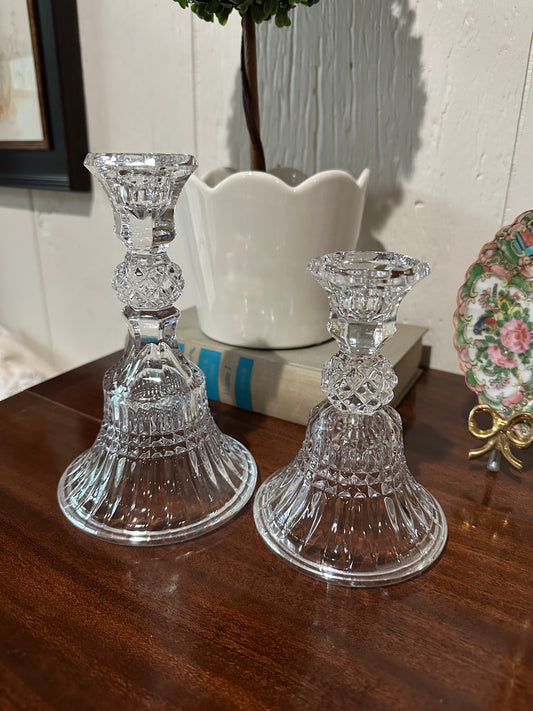 Crystal Candlestick Pair