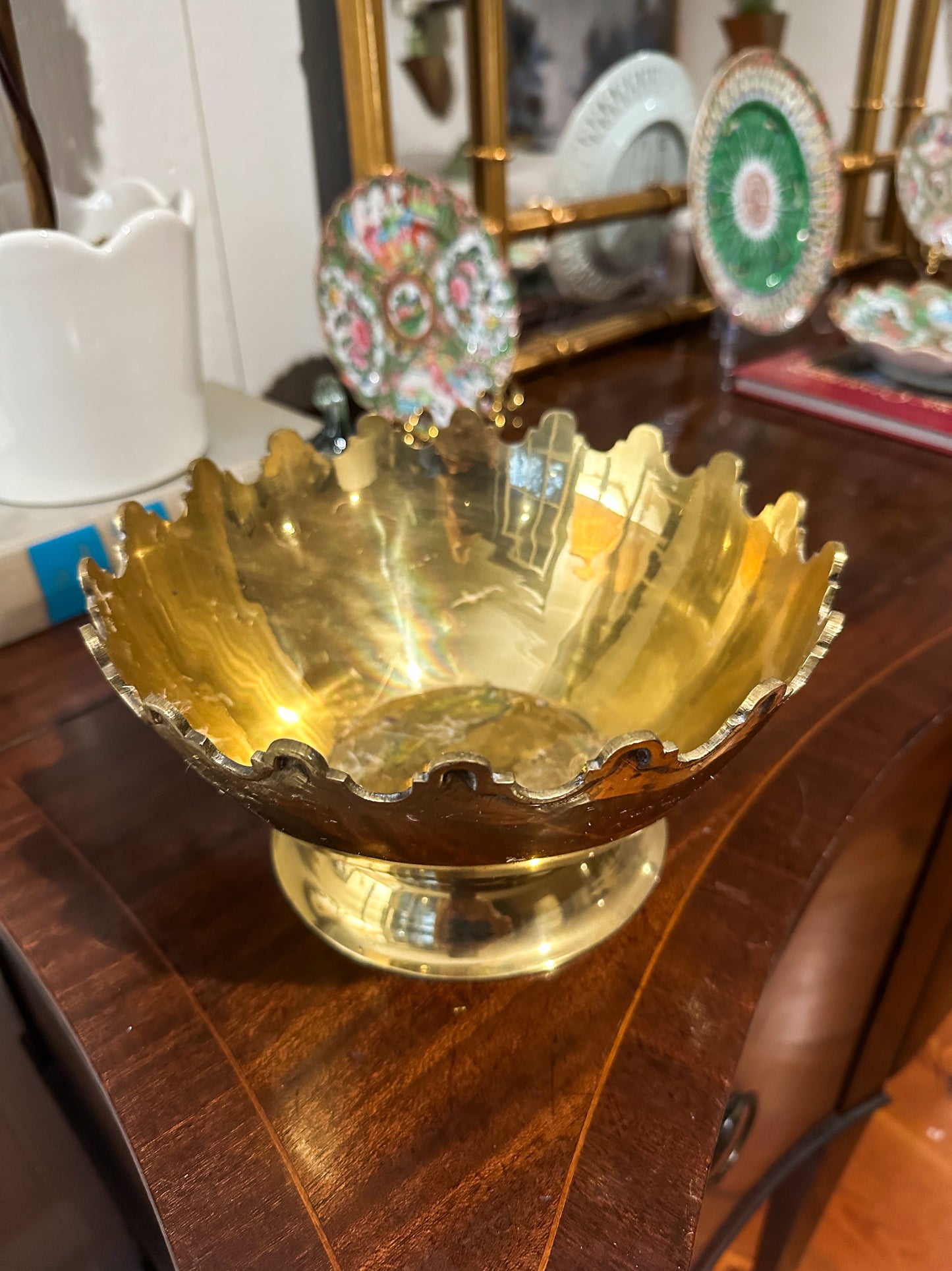 Brass Crown Bowl