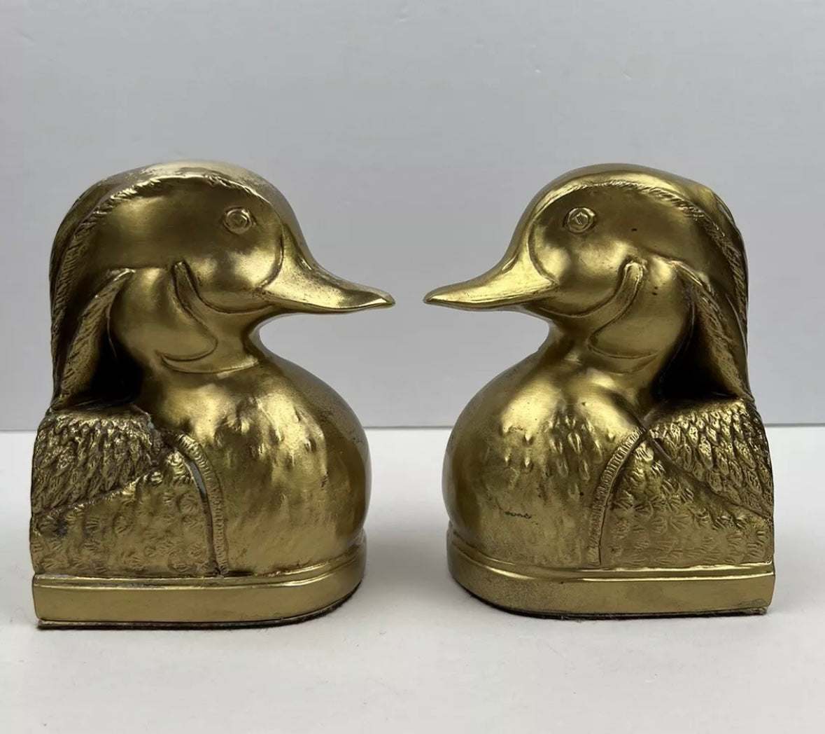 Wood Duck Bookends