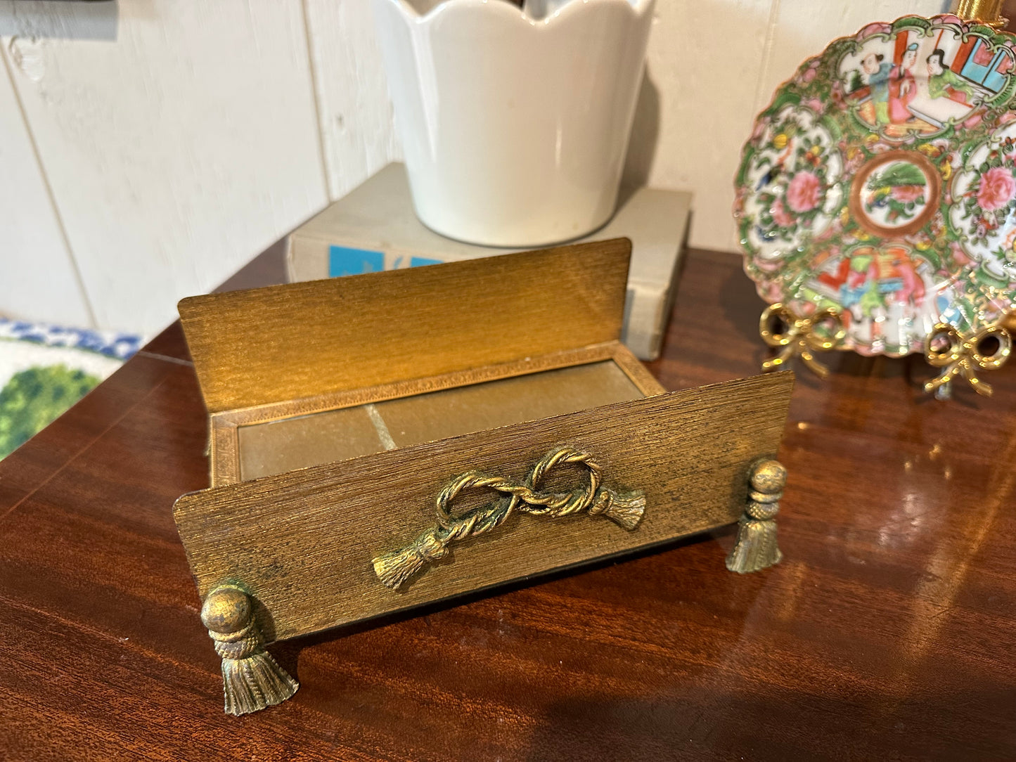 Bow & Tassel Napkin Holder