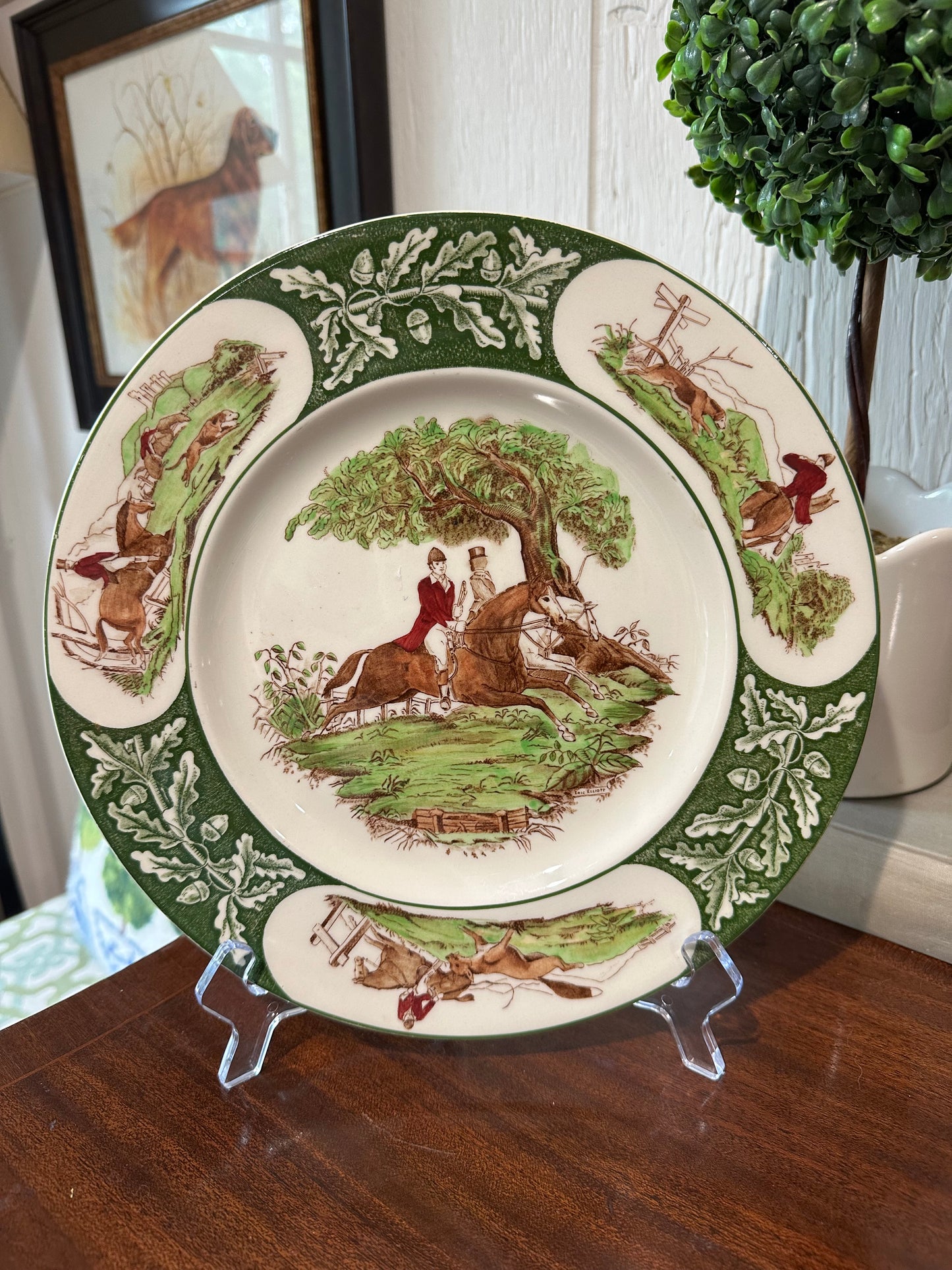 Fox Hunt Plate