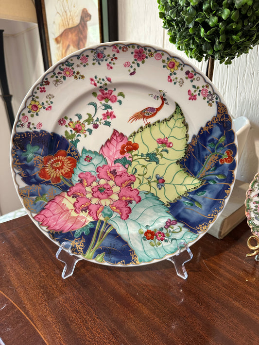 Mottahedeh Tobacco Leaf Dinner Plate
