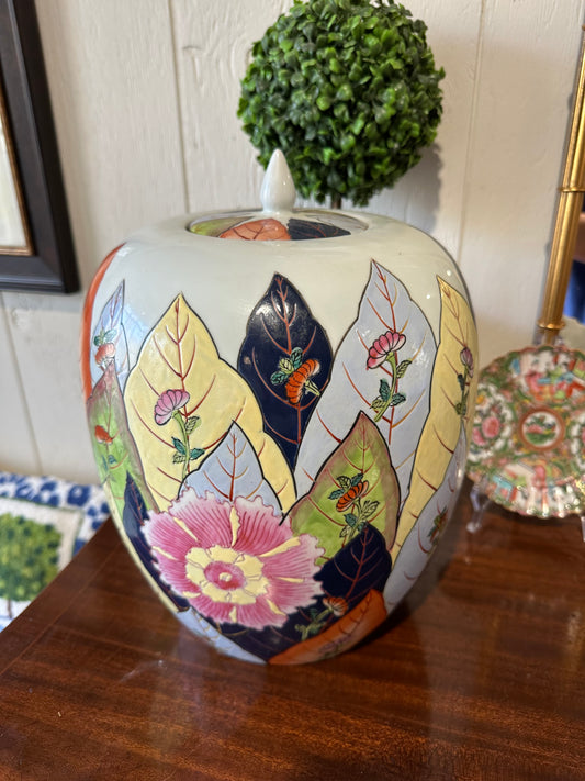 Tobacco Leaf Melon Jar