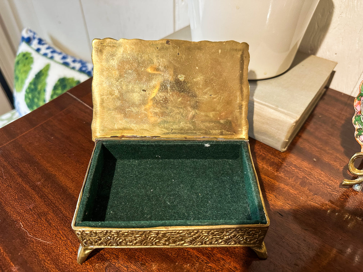 Brass & Mother of Pearl Box