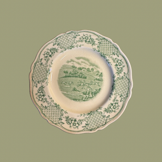 Royal Venton Ware John Steventon & Sons Fox Hunt Plates