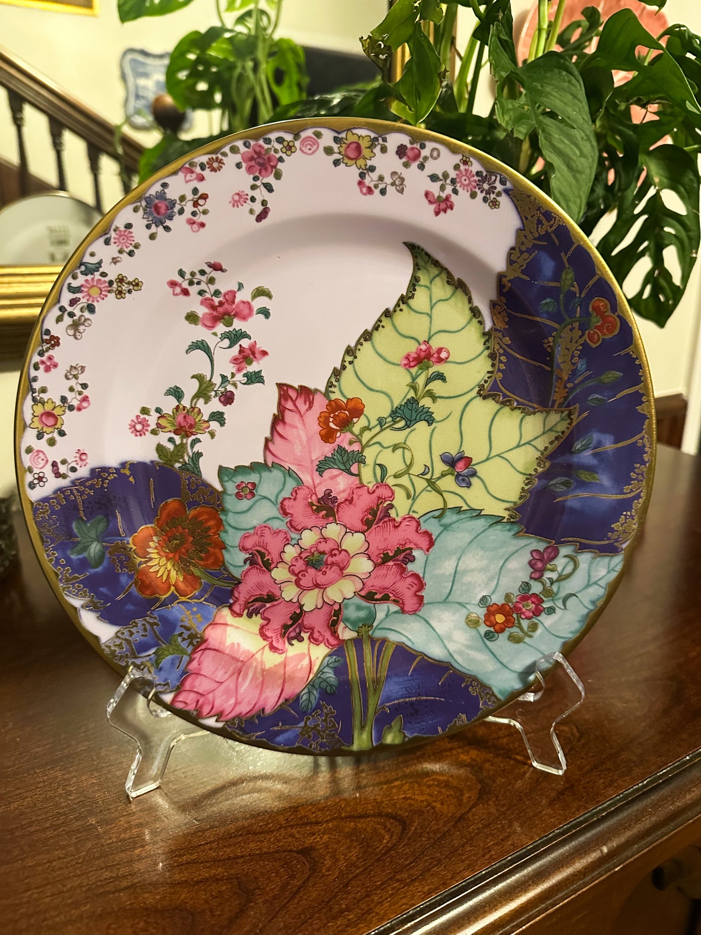 Tin Tobacco Leaf Plate