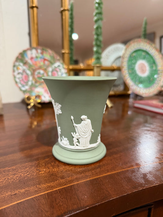 Green Wedgwood Vase