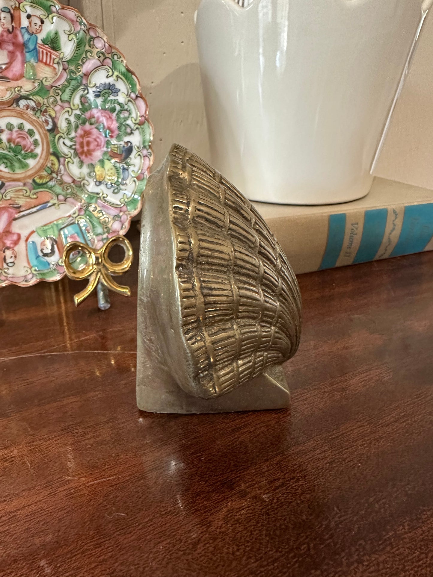 Brass Shell Bookend