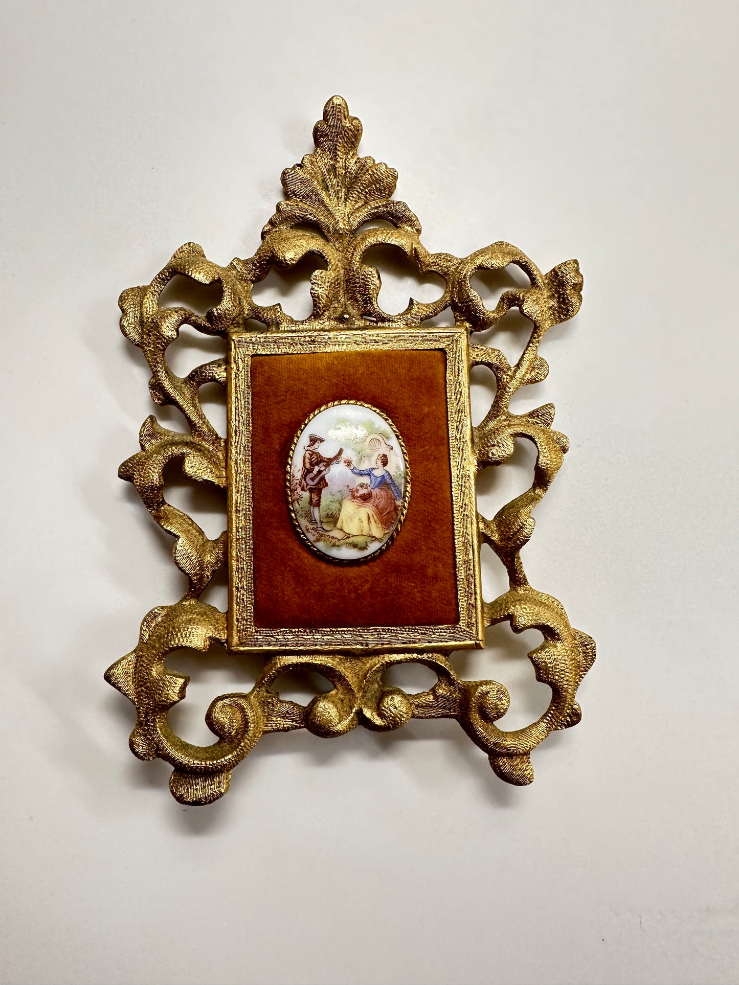 Ornate Framed Cameo