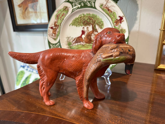 Hunting Dog with Pheasant