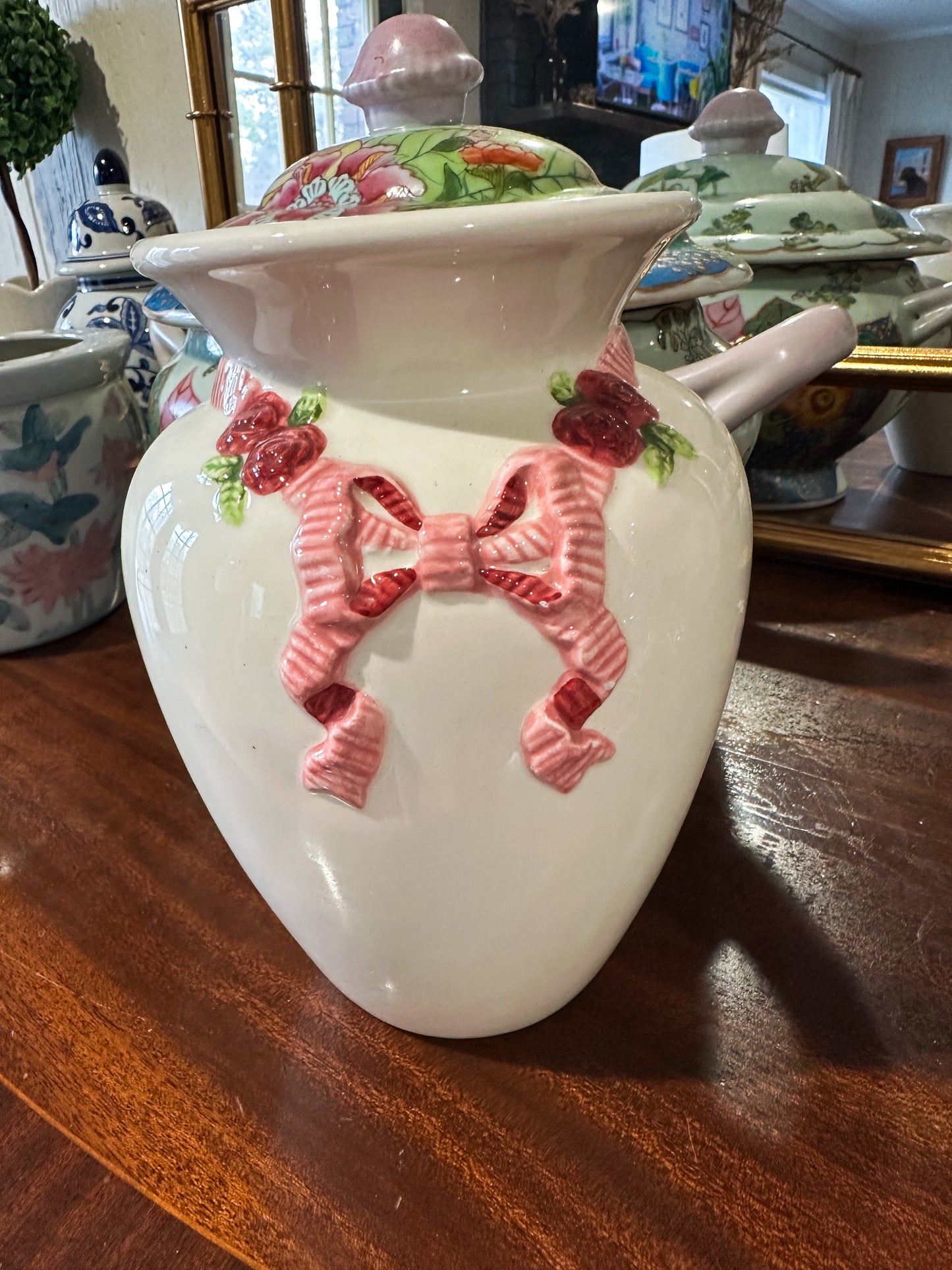 Pink Bow Vase