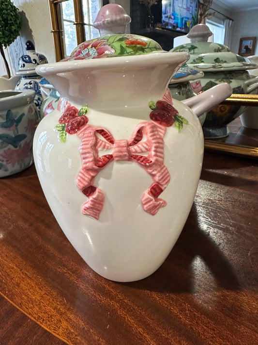 Pink Bow Vase