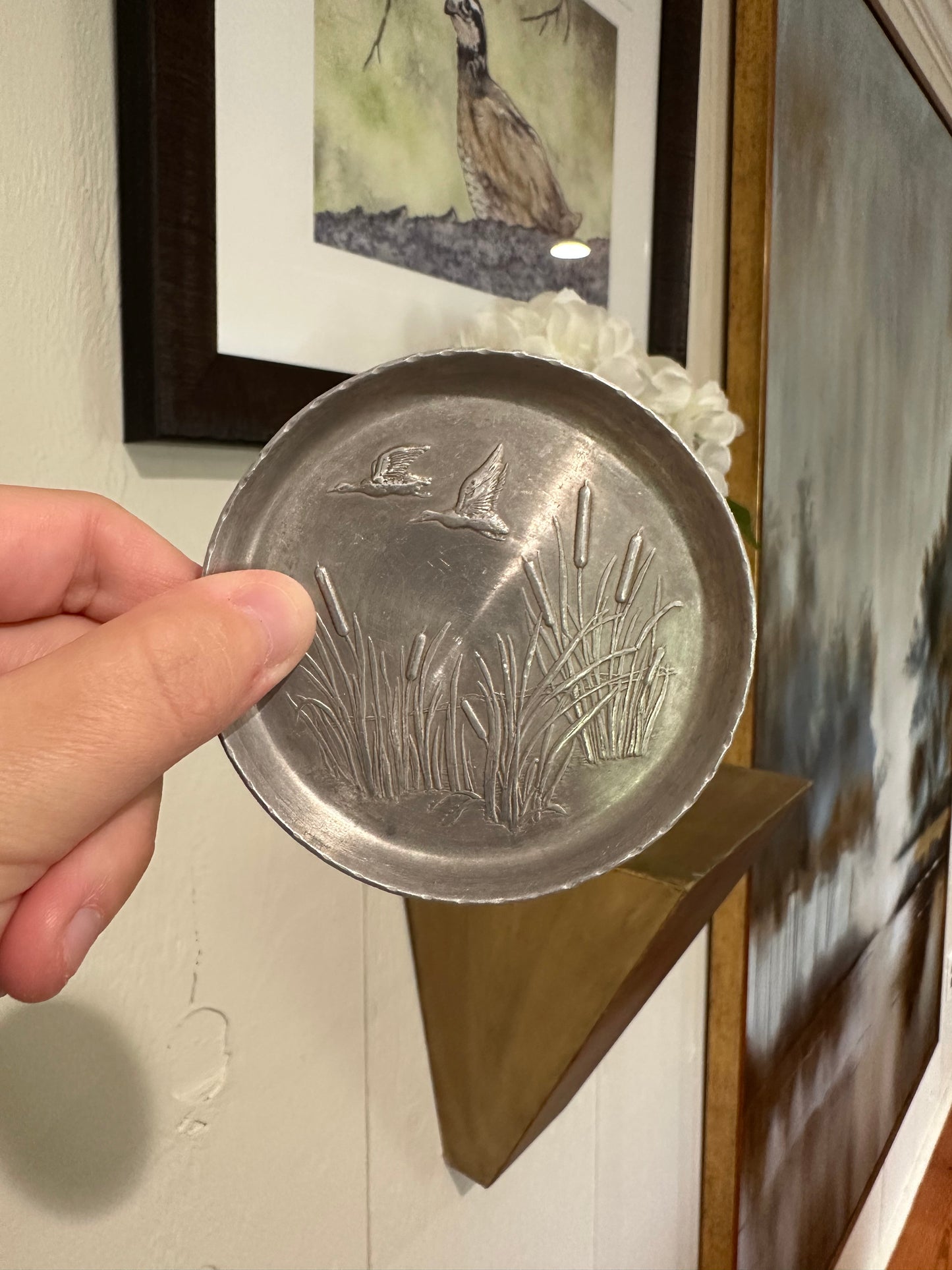 Set of 4 Aluminum Duck Coasters