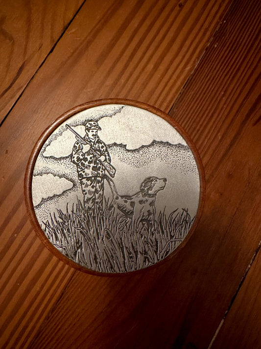 Wooden Engraved Hunt Box