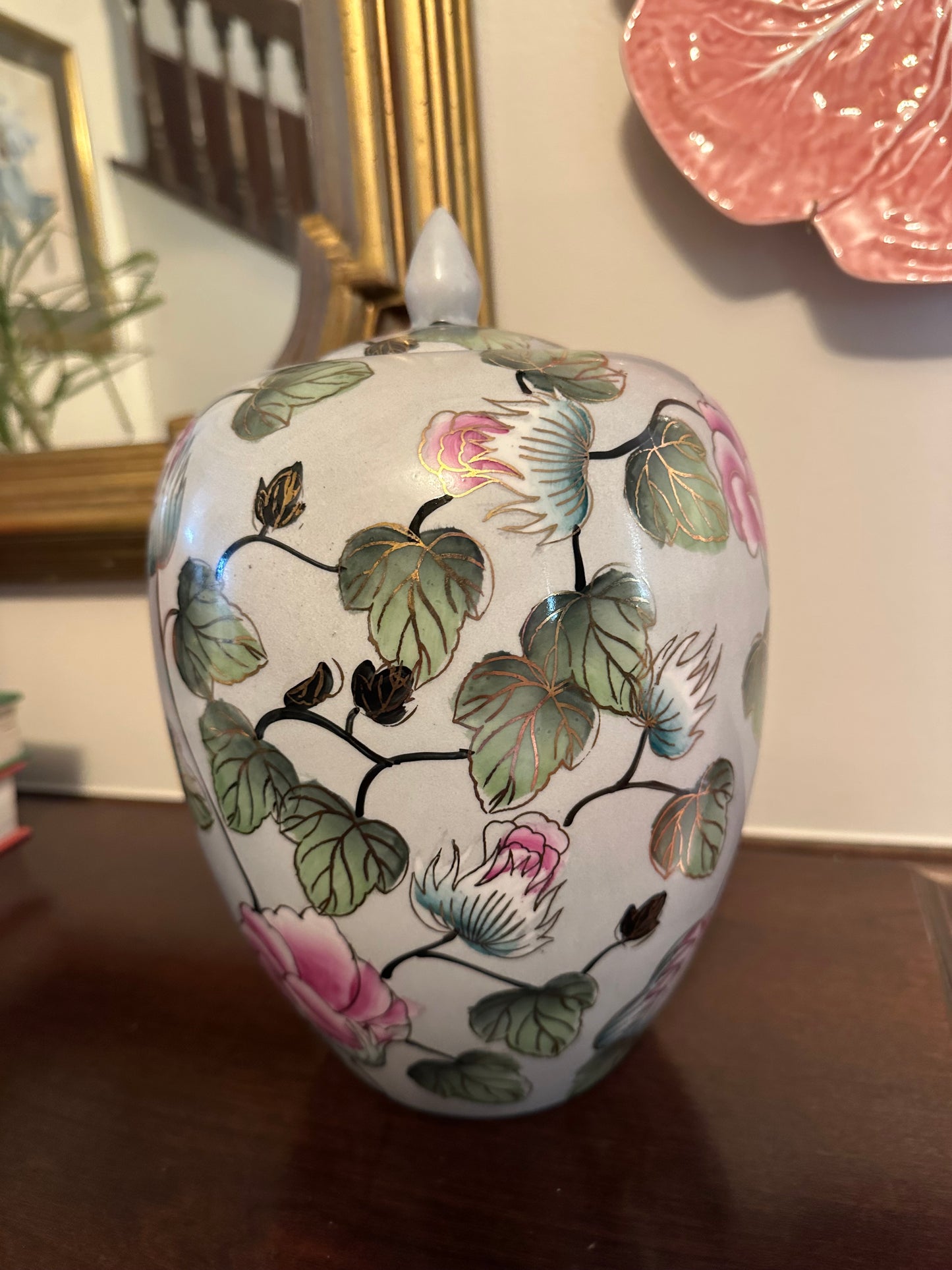 Floral Temple Jar