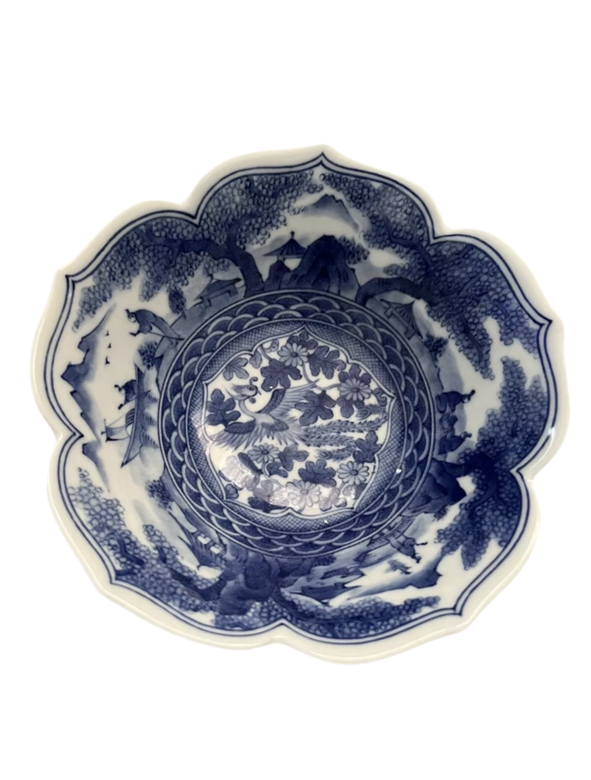 Andrea by Sadek Blue Lotus Bowl