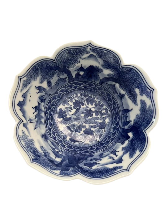 Andrea by Sadek Blue Lotus Bowl