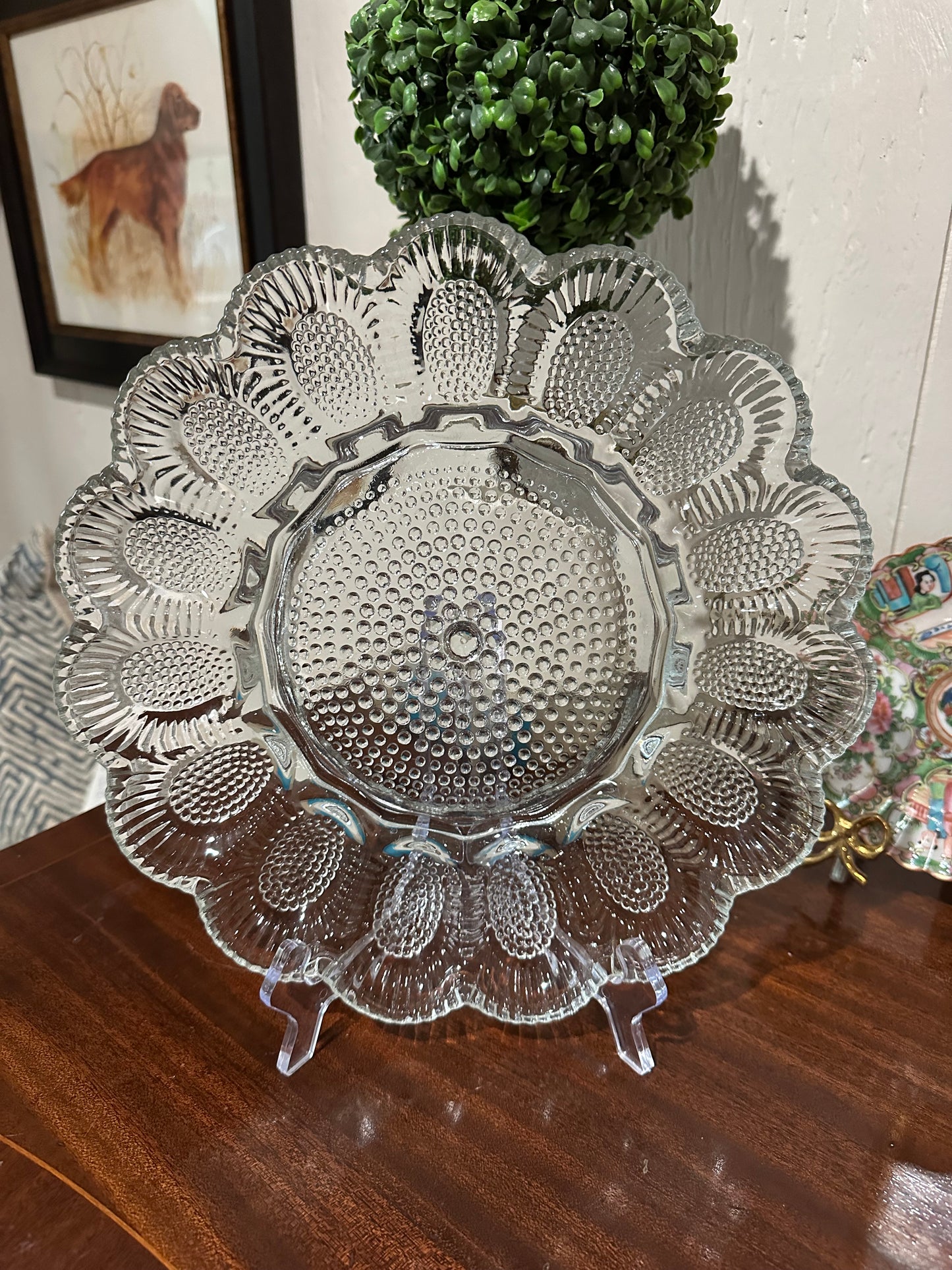 Crystal Egg Plate