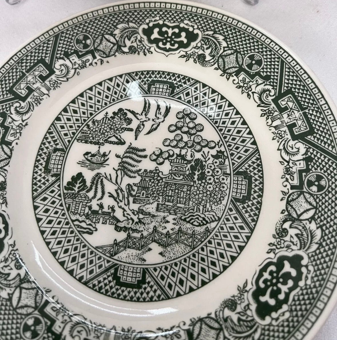 Green Willow Plates