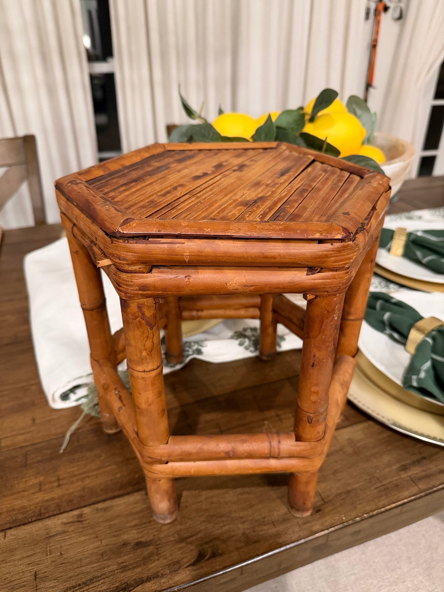 Burnt Bamboo Stand