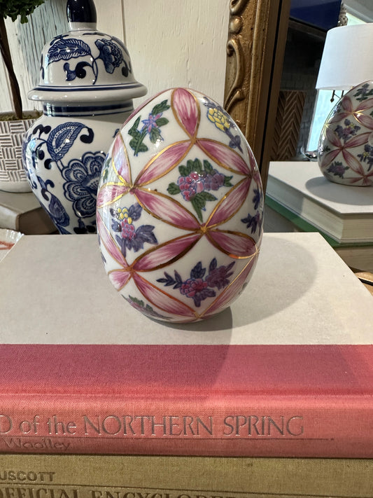 Porcelain Ribbon Egg