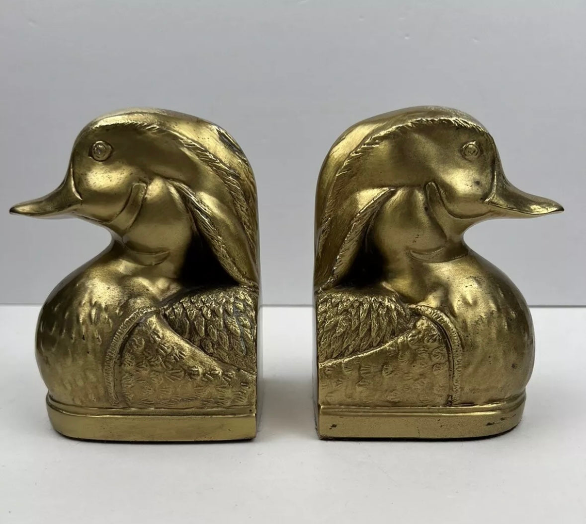 Wood Duck Bookends
