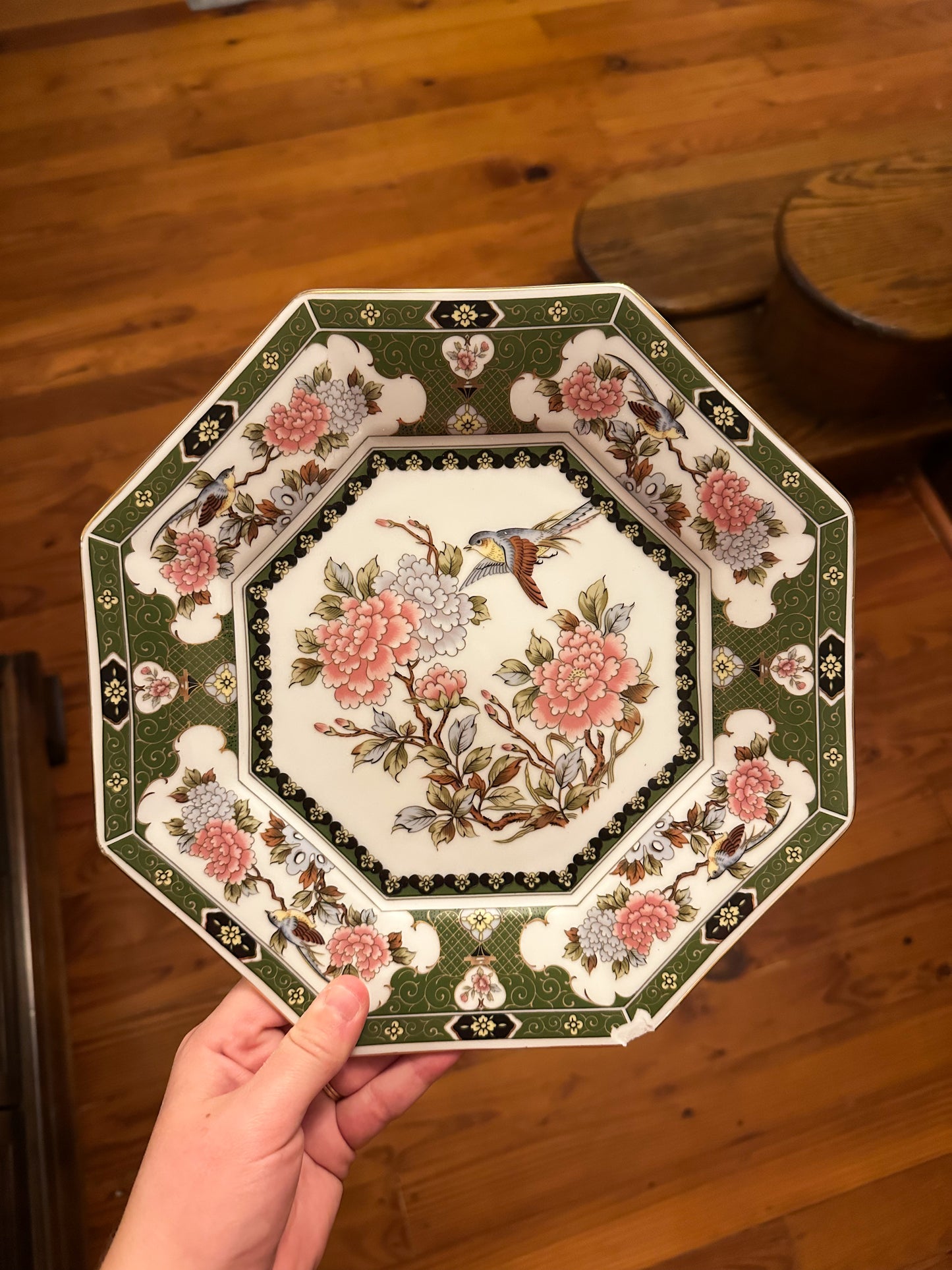Oriental Garden Plate (READ DESCRIPTION)