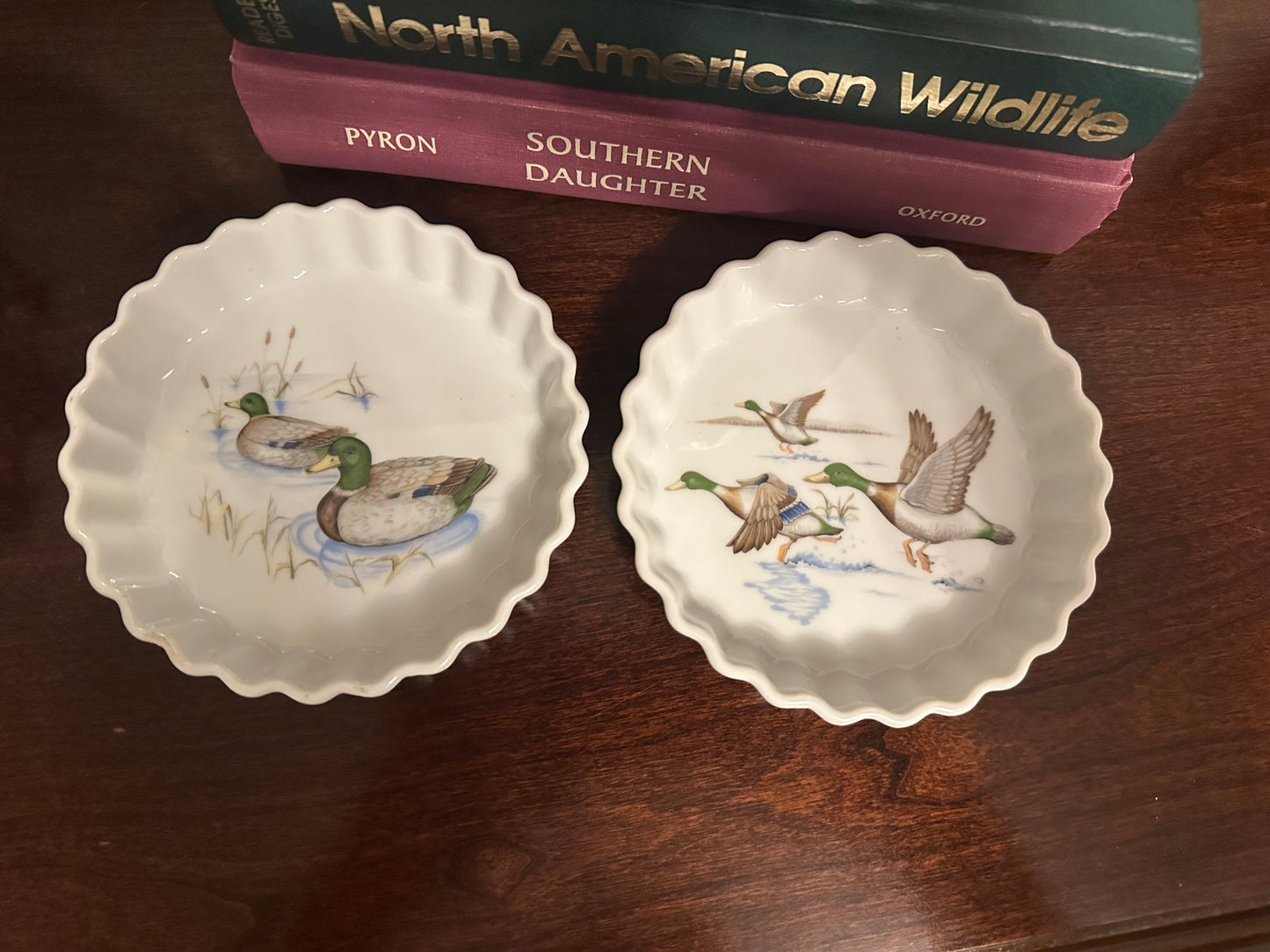 Pair of Duck Trinket Dishes